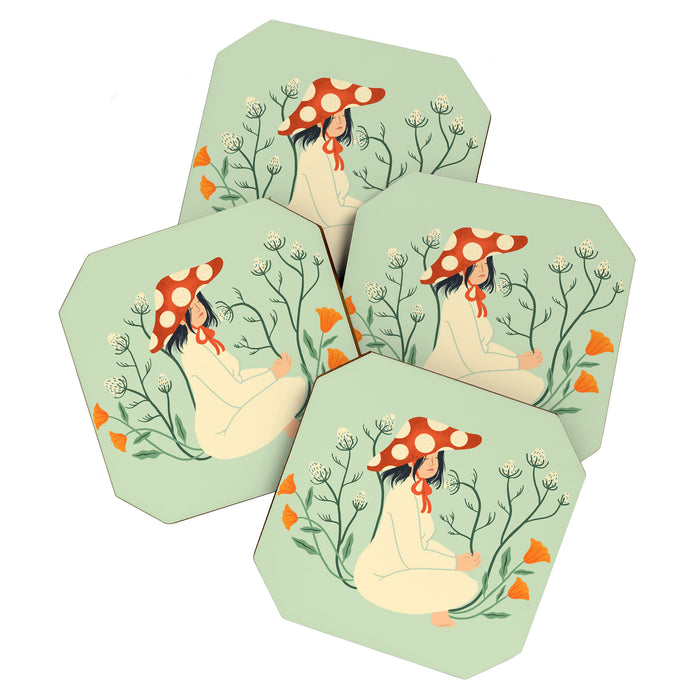 Mushroom Afternoon Coaster Gallery Image 1