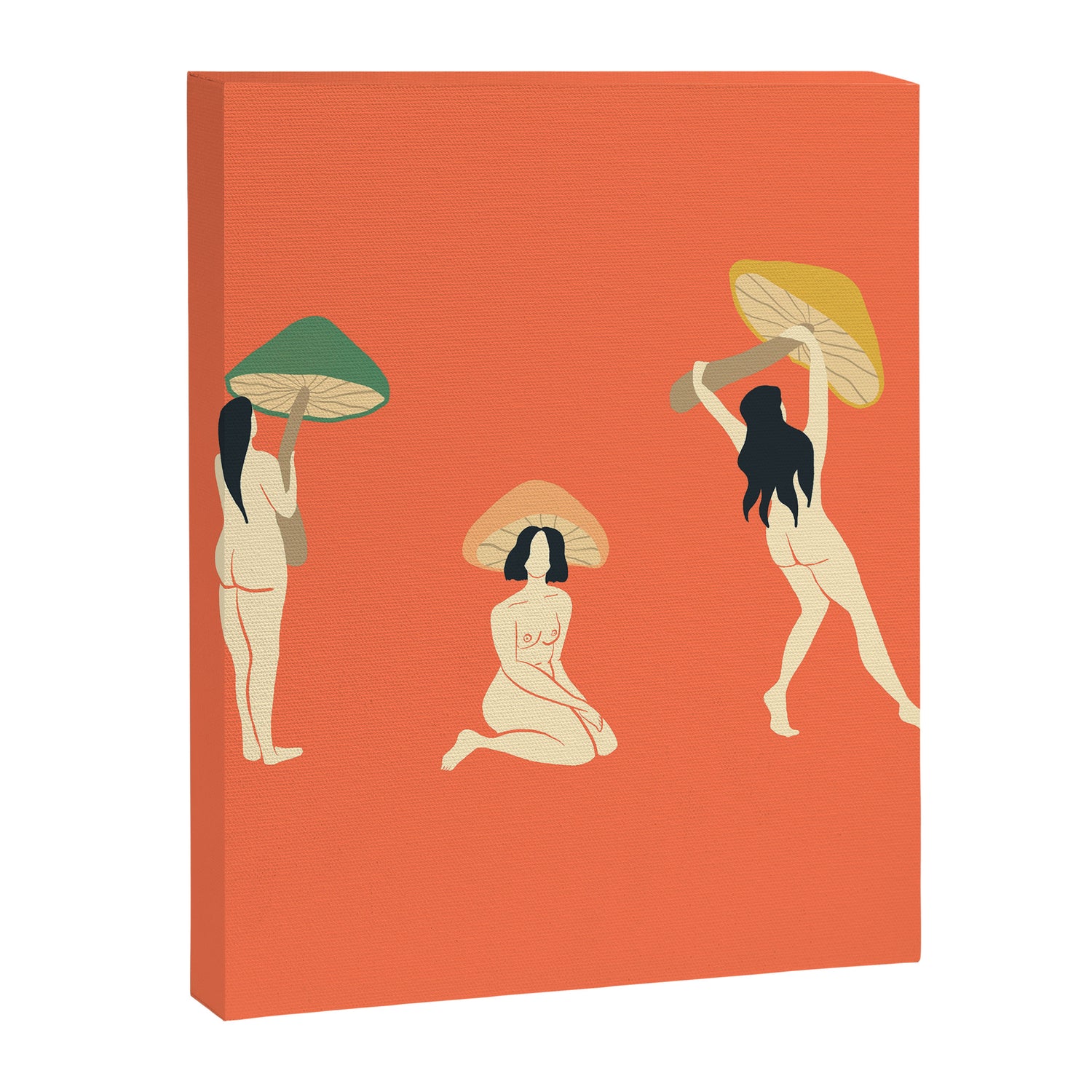 Mushroom Ladies Canvas Print Gallery Image 3