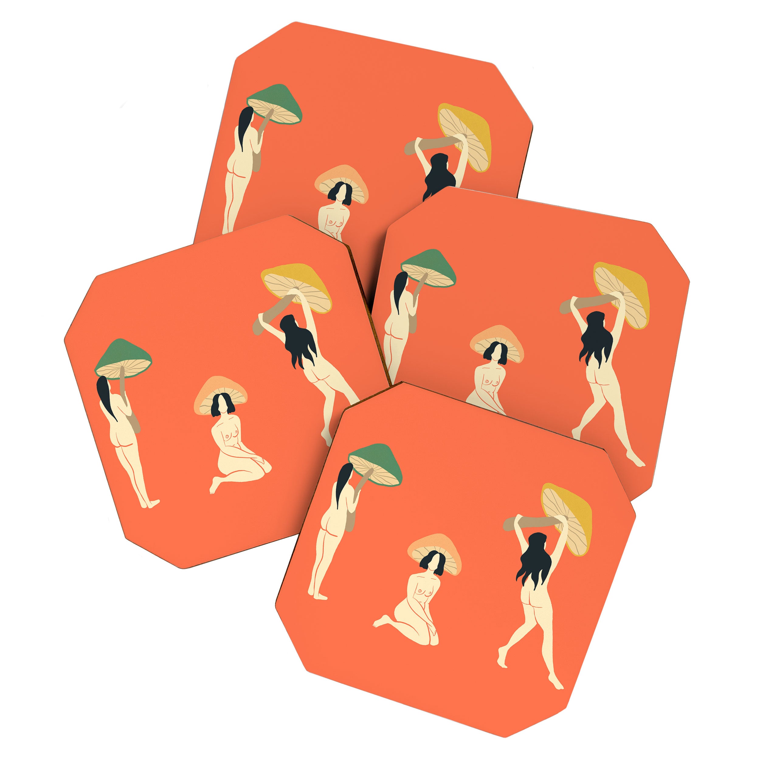 Mushroom Ladies Coaster Gallery Image 1