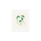 Mushroom Ladies Line Art Art Print Gallery Image 1