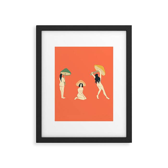 Mushroom Ladies Framed Art Print Gallery Image 1
