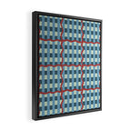 Nautical Rustic Plaid Framed Canvas Print Gallery Image 2