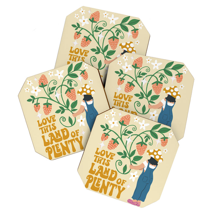Plenty o' Strawberries  Coaster Gallery Image 1