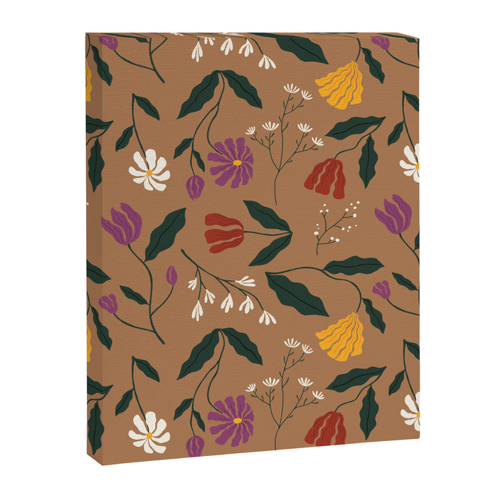 Pressed Flower Illustration Pattern  Canvas Print Gallery Image 1