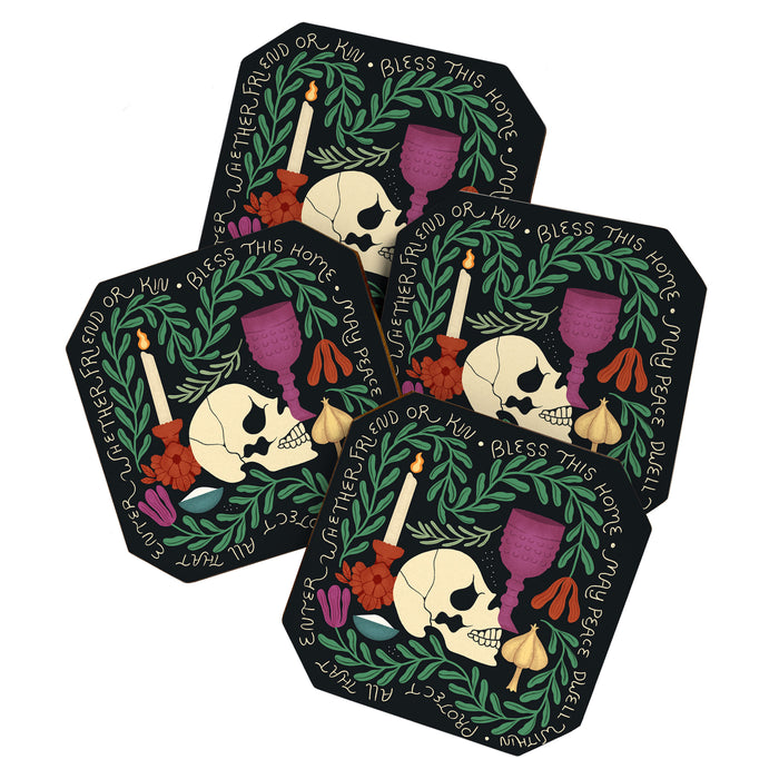 Protection Spell Still Life Coaster Gallery Image 1