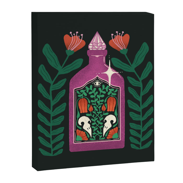 Purple Crystal Potion Canvas Print Gallery Image 1