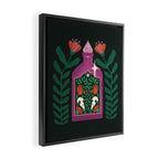Purple Crystal Potion Framed Canvas Print Gallery Image 2
