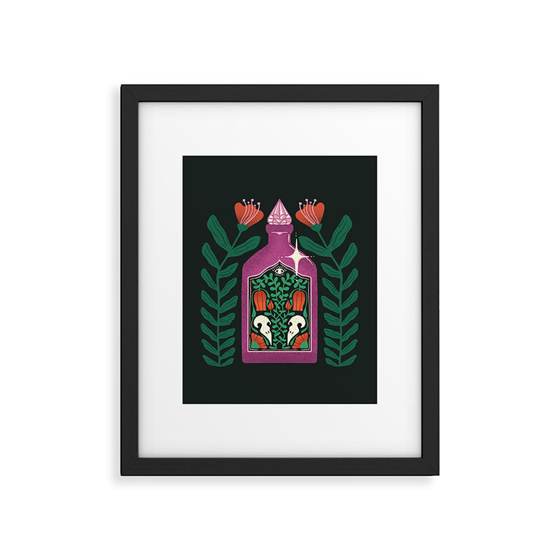 Purple Crystal Potion Framed Art Print Gallery Image 6