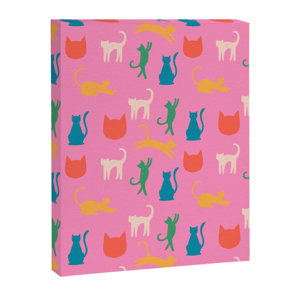 Rainbow Cats in Pencil  Canvas Print Gallery Image 8