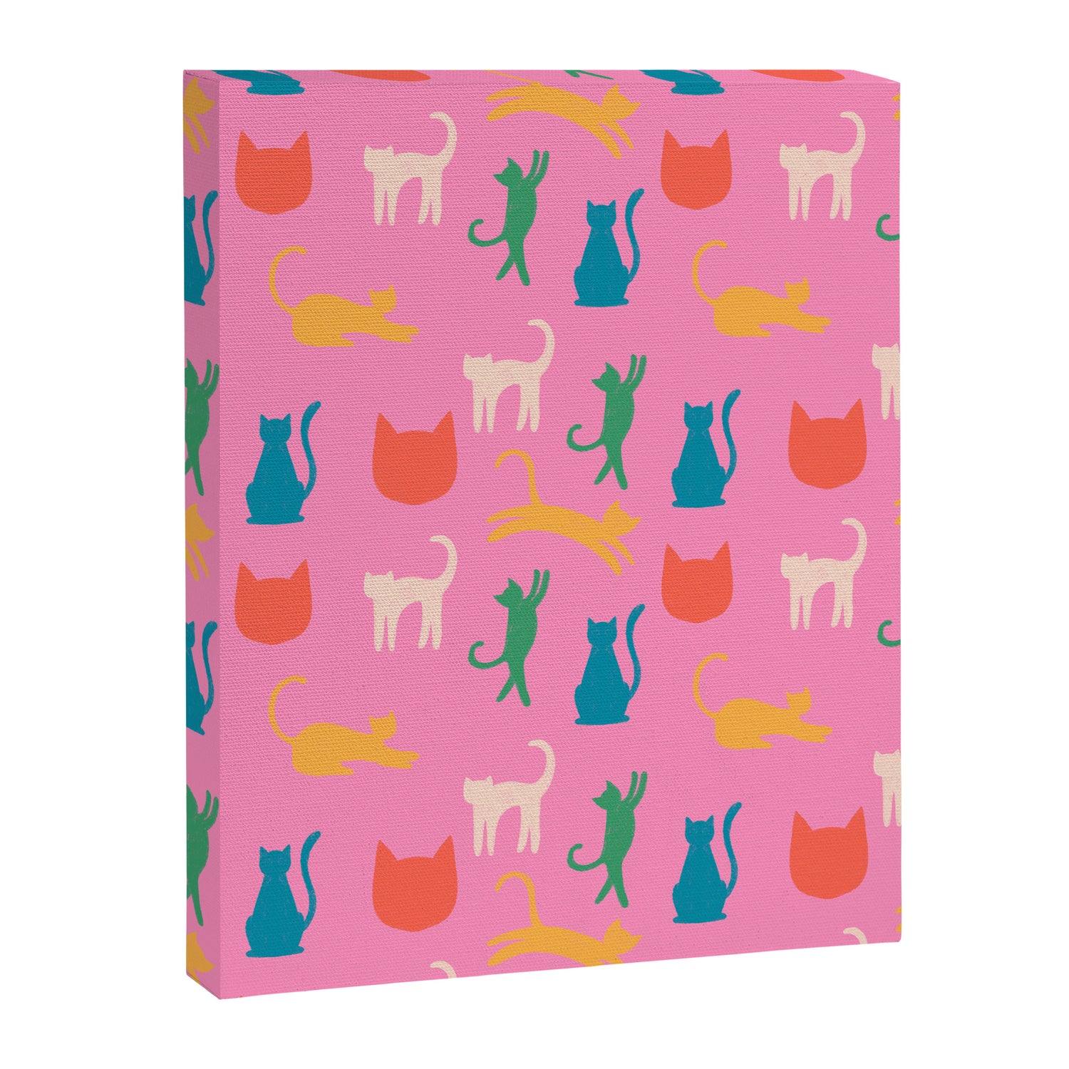 Rainbow Cats in Pencil  Canvas Print Gallery Image 3