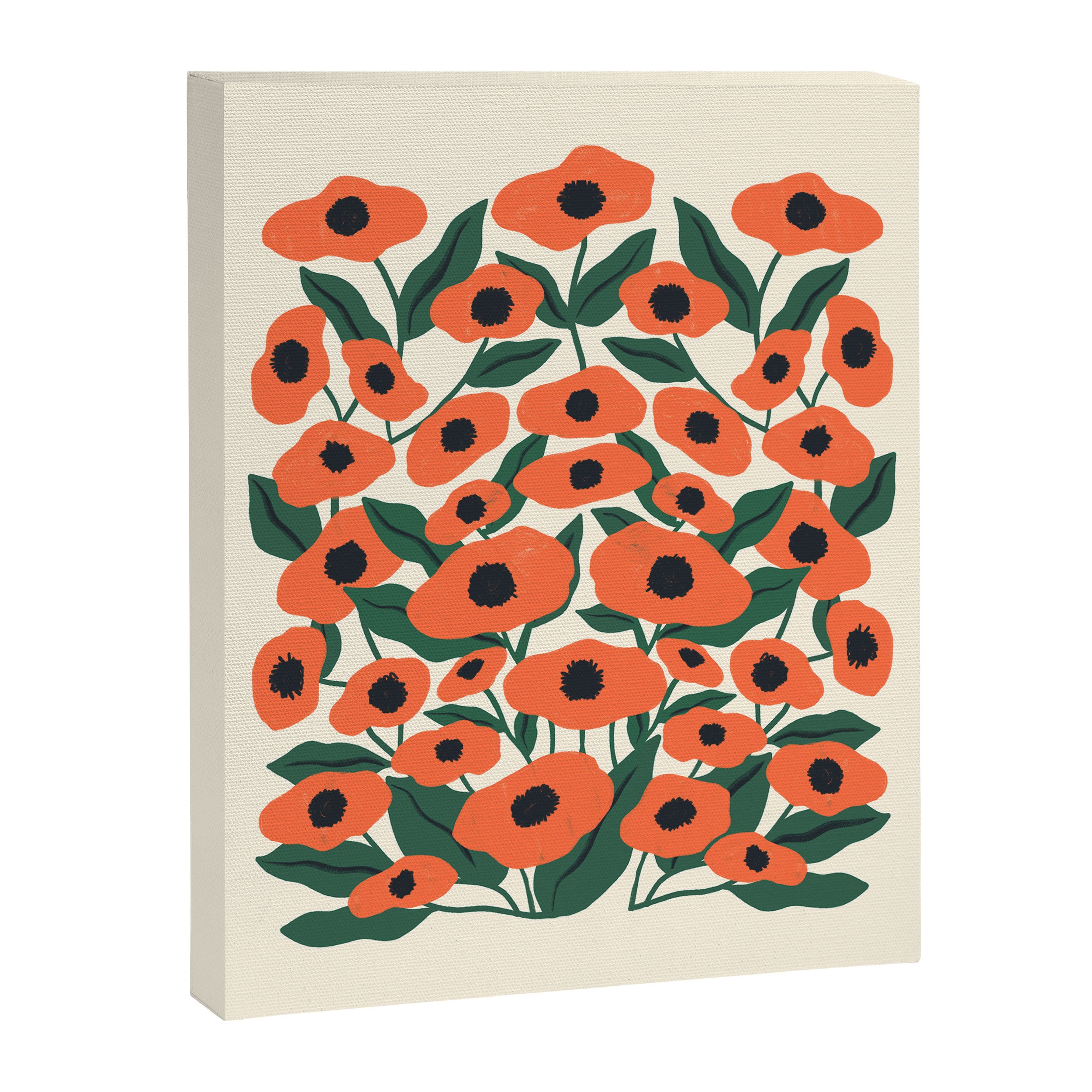 Red Poppy Garden 2 Canvas Print Gallery Image 6