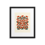Red Poppy Garden 2 Framed Art Print Gallery Image 5