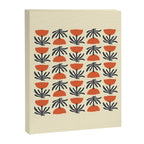 Retro 70s Tulip Pattern Canvas Print Gallery Image 8