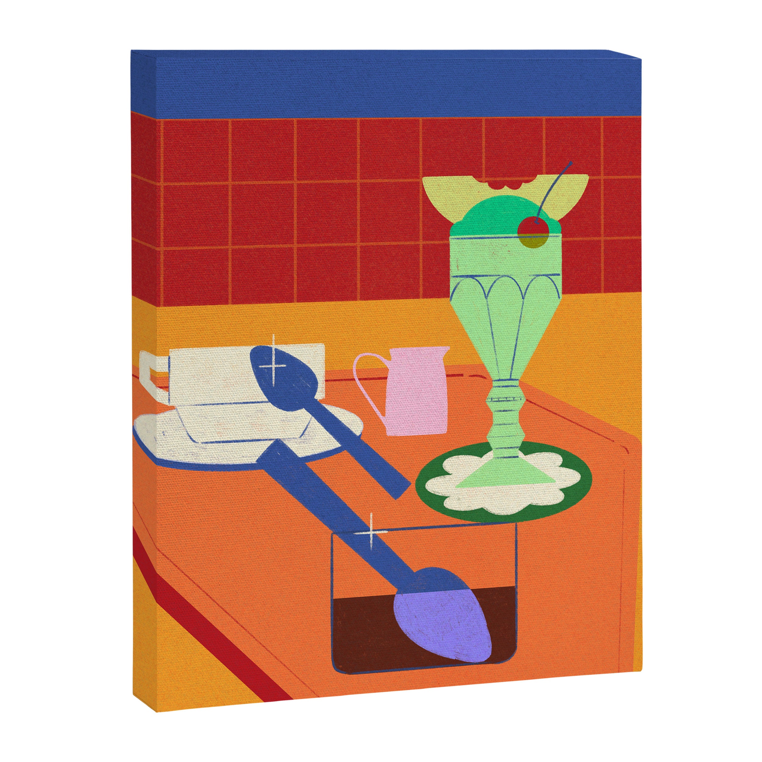 Retro Diner Still Life Canvas Print Gallery Image 6