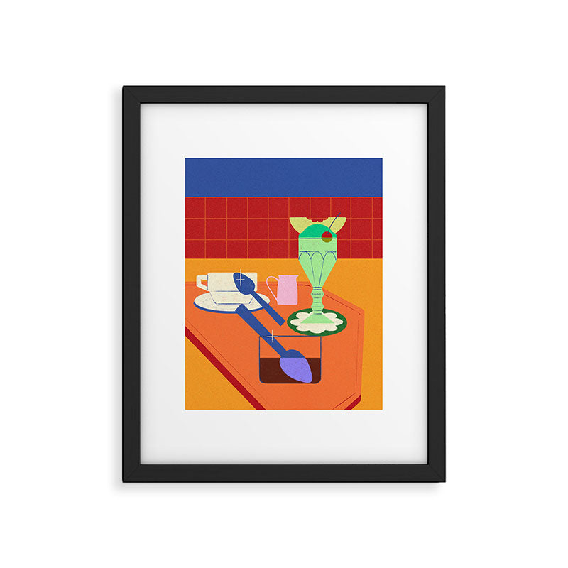 Retro Diner Still Life Framed Art Print Gallery Image 5