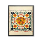 Scandinavian Wildflowers Framed Canvas Print Gallery Image 8
