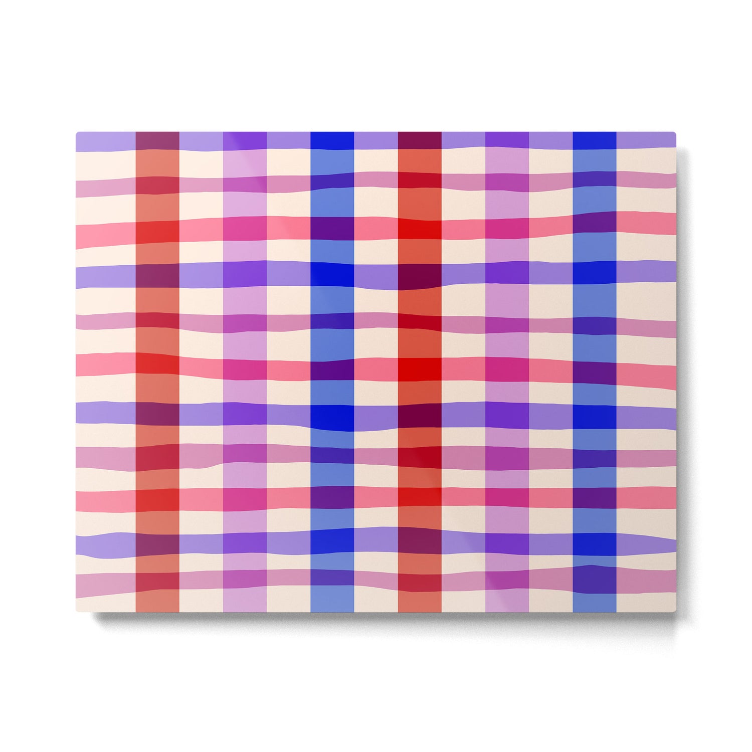 Summer Gingham Picnic  Metal Print Gallery Image 6