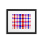 Summer Gingham Picnic  Framed Art Print Gallery Image 6