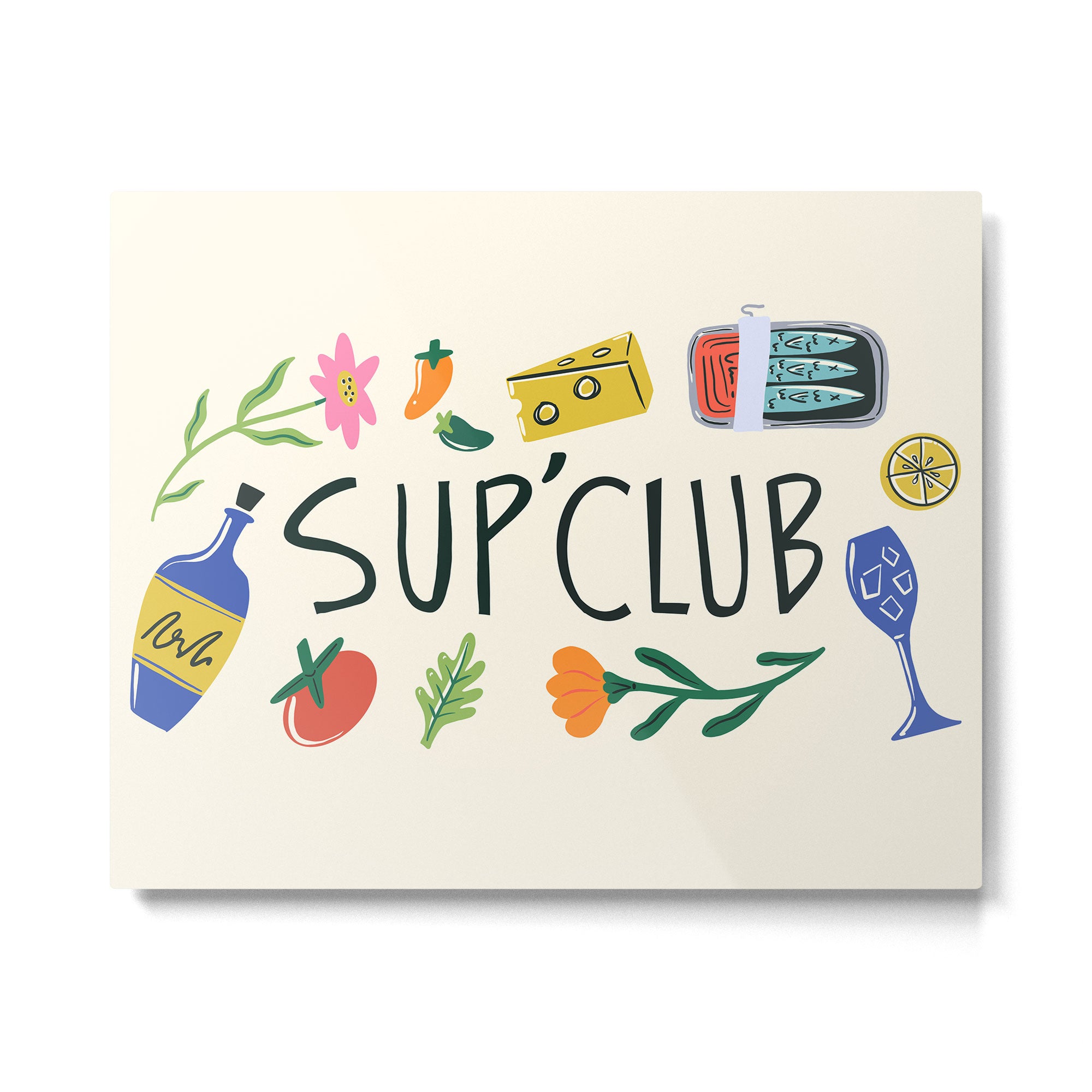 Summertime Supper Club Metal Print Gallery Image 4
