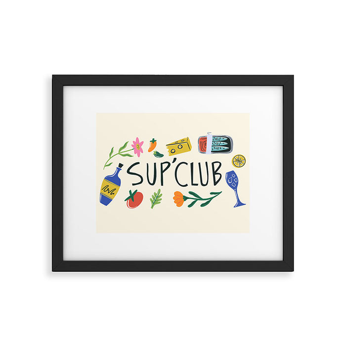 Summertime Supper Club Framed Art Print Gallery Image 1