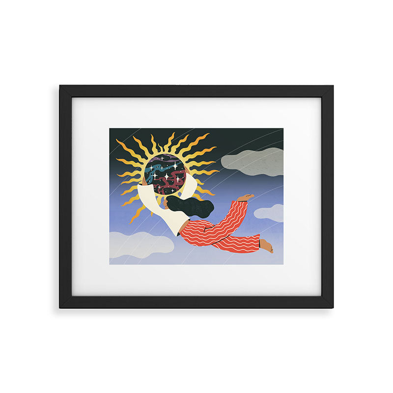 Swept Away by the Magic of the Eclipse Framed Art Print Gallery Image 5