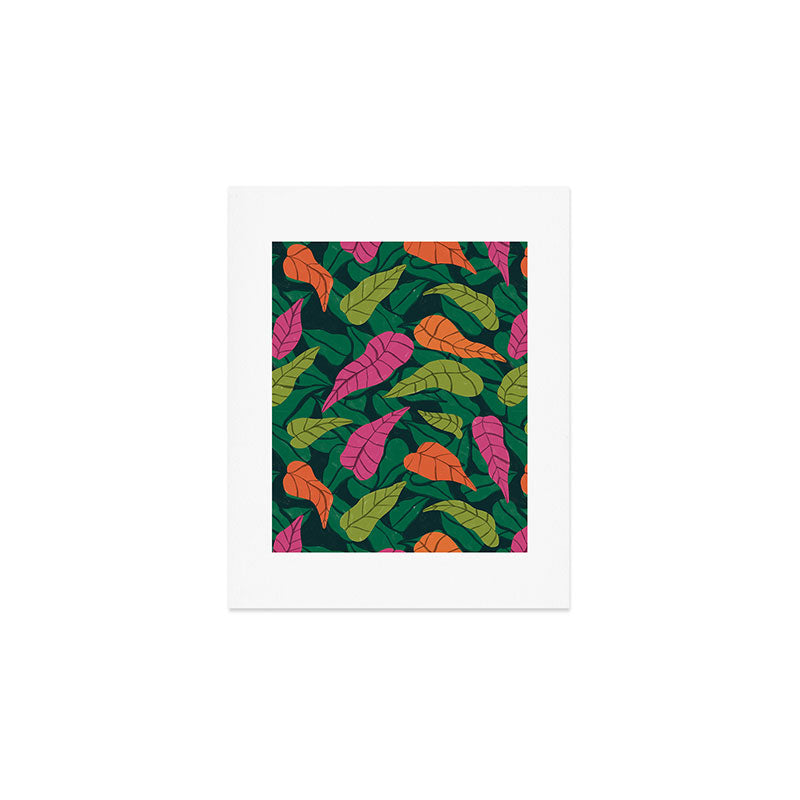 Tropical Leaf Pattern  Art Print Gallery Image 1