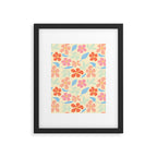 Tropical Vintage Flowers Framed Art Print Gallery Image 6