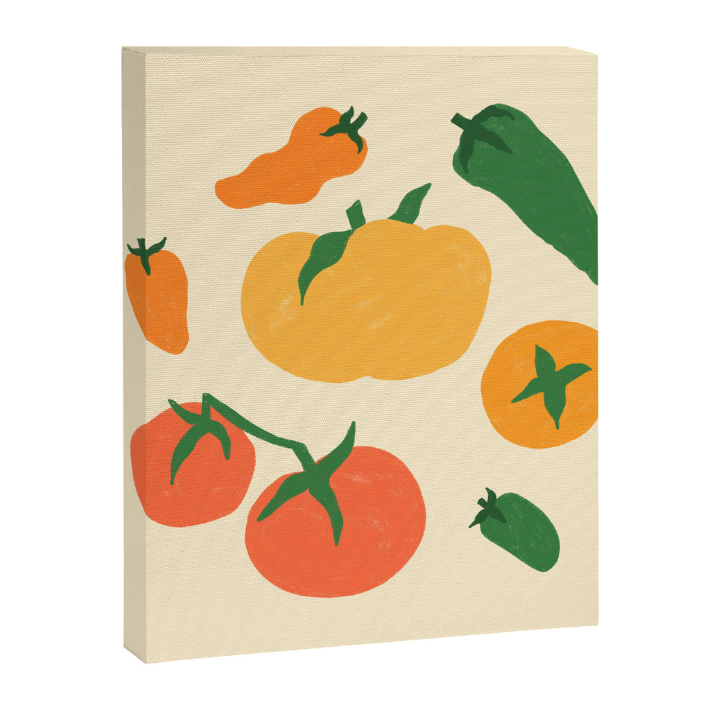 Veggie Love Pattern Canvas Print Gallery Image 8