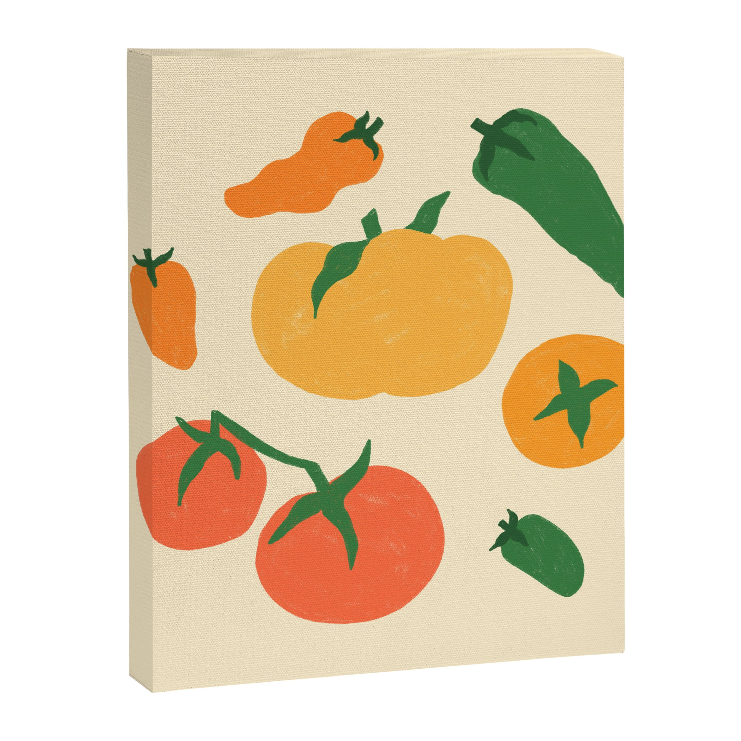 Veggie Love Pattern Canvas Print Gallery Image 8