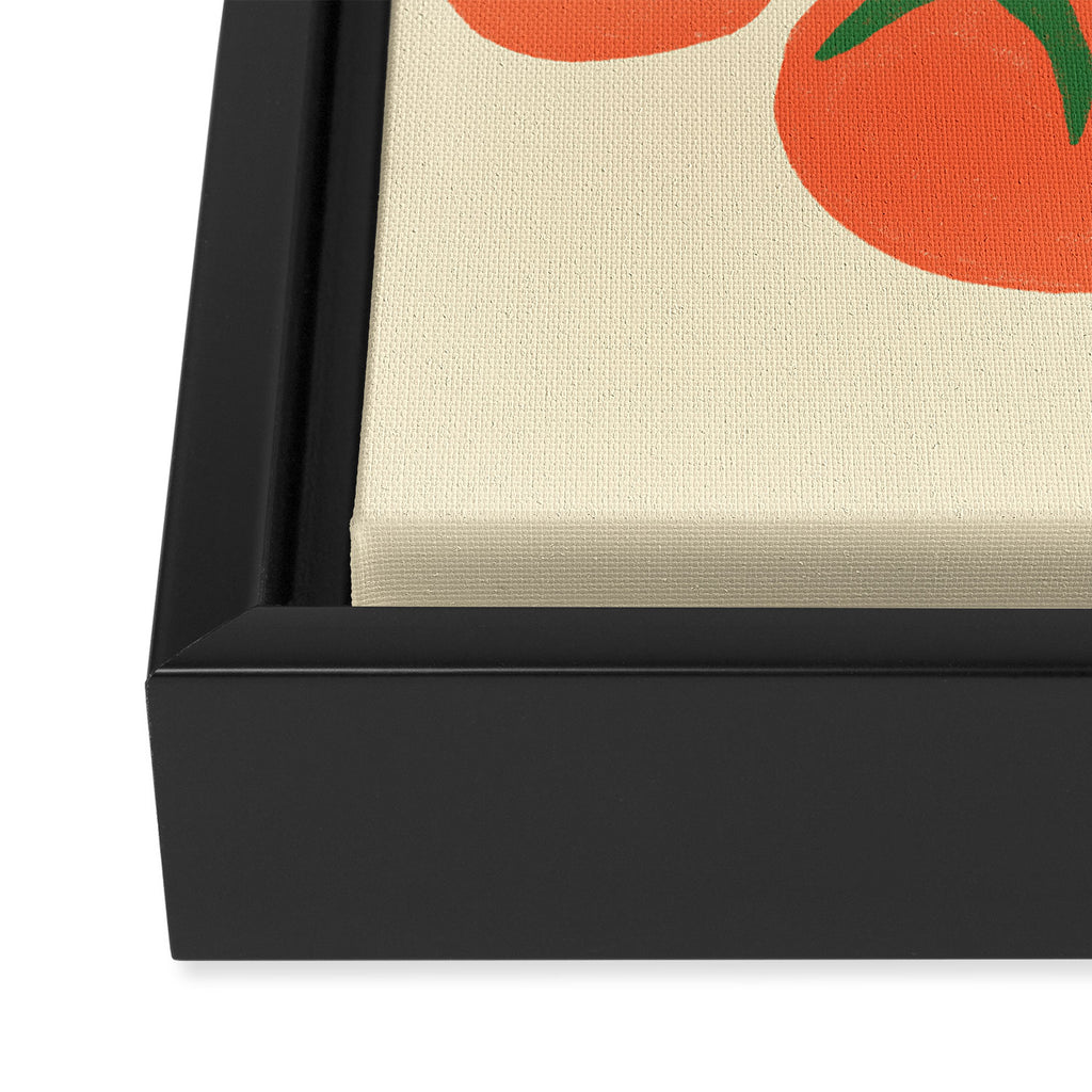 Veggie Love Pattern Framed Canvas Print Gallery Image 3