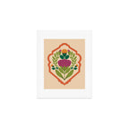 Vintage Pressed Flower Illustration Art Print Gallery Image 1