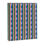 Woven Color Block Stripes Canvas Print Gallery Image 8