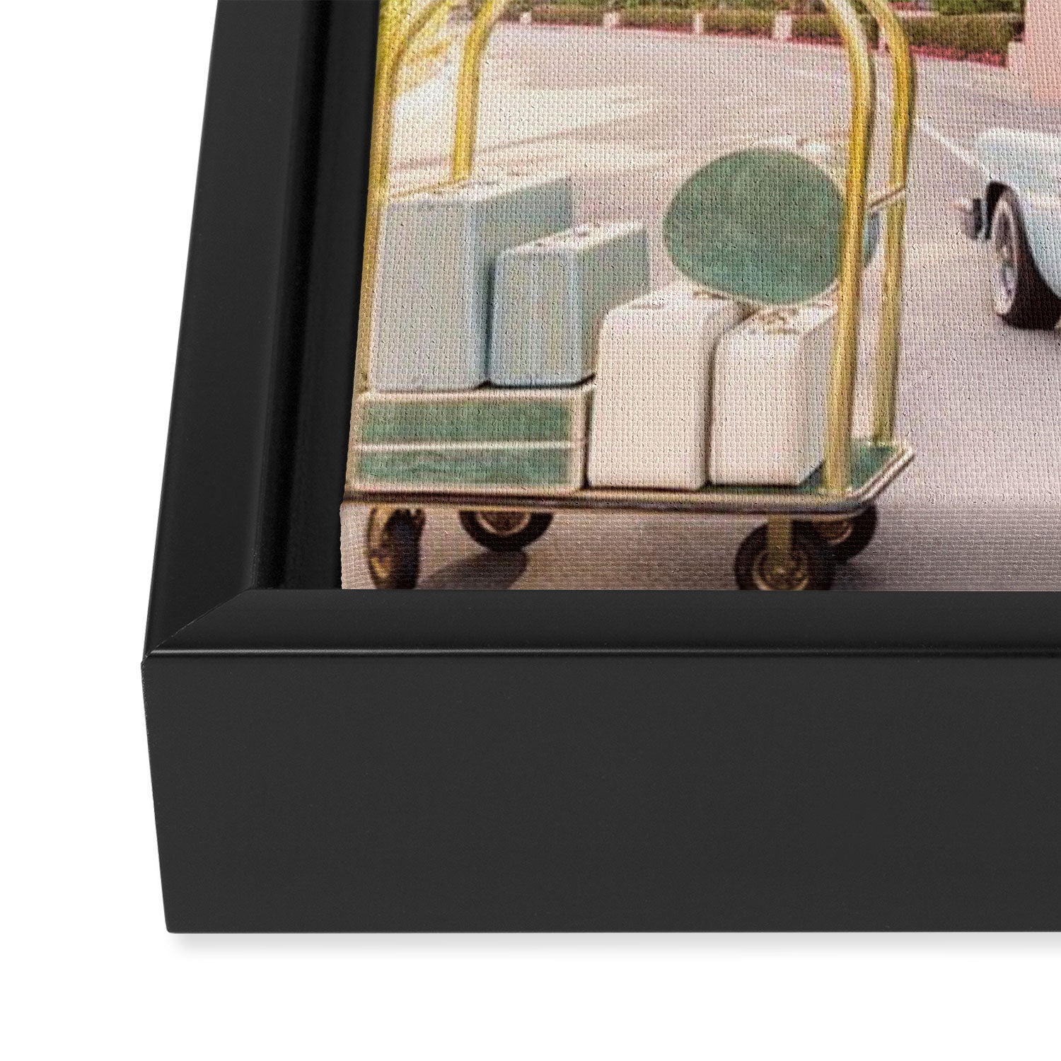 beverly hills Framed Canvas Print Gallery Image 3
