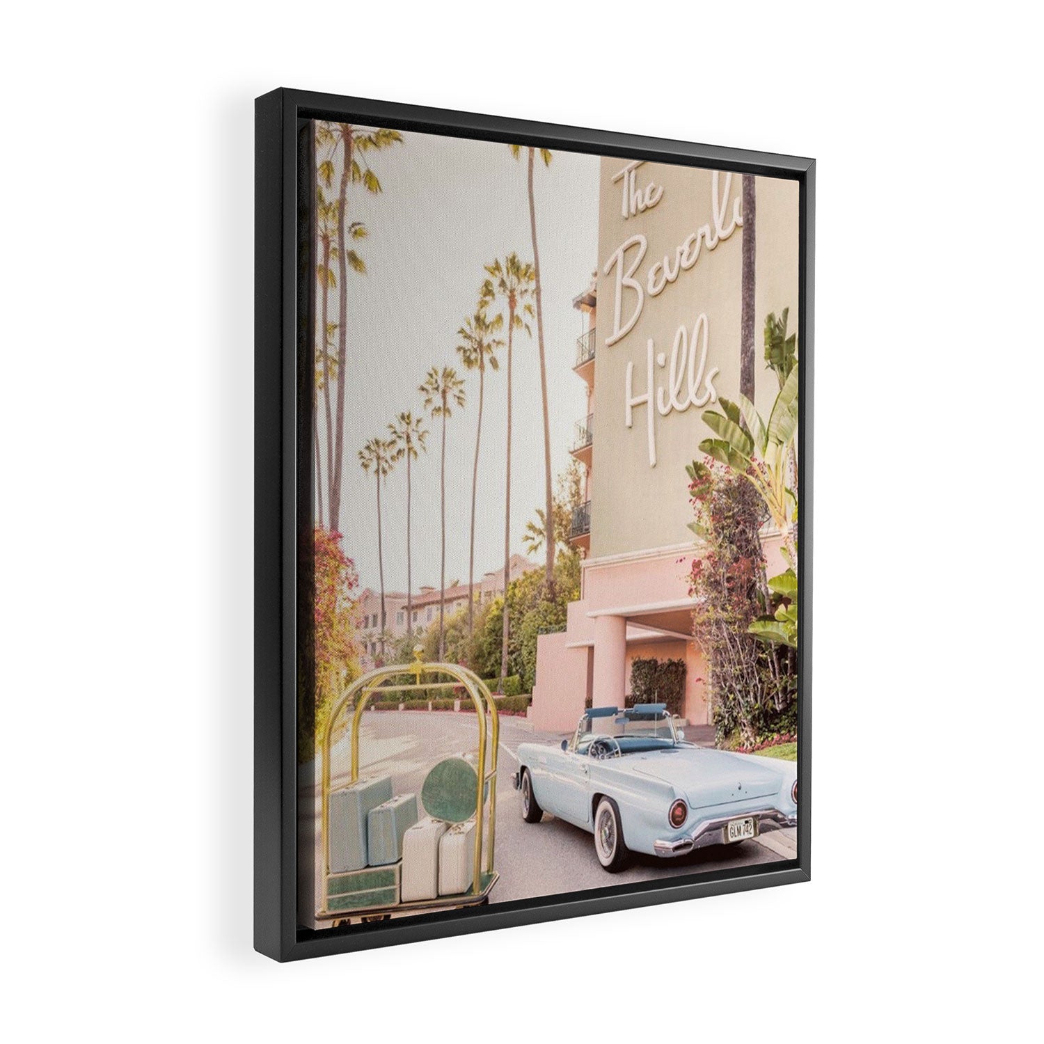 beverly hills Framed Canvas Print Gallery Image 2