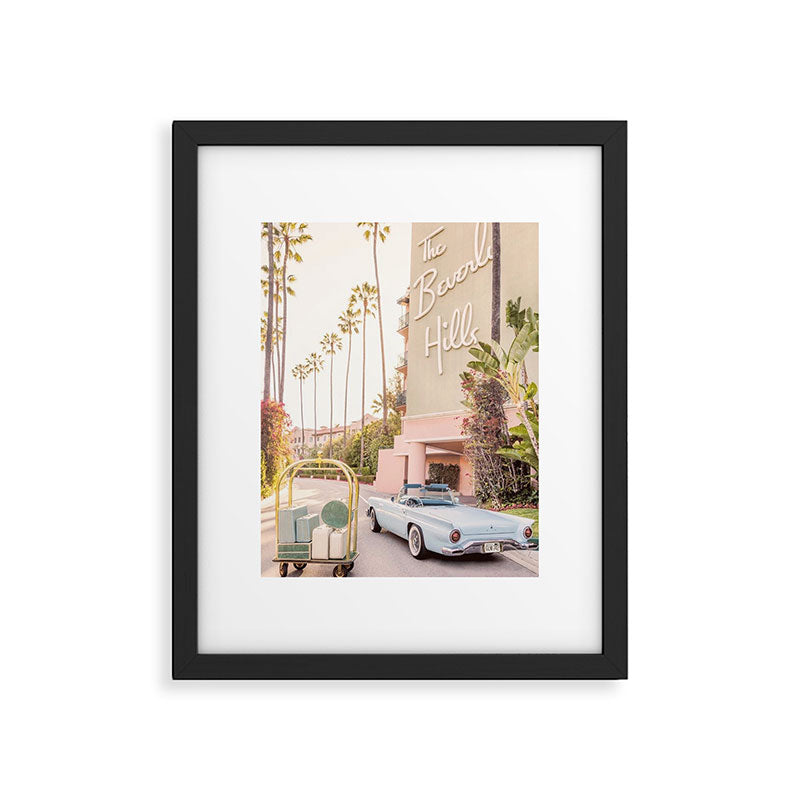 beverly hills Framed Art Print Gallery Image 5