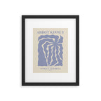Abbot Kinney blue Framed Art Print Gallery Image 5