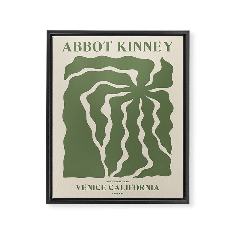 Abbot Kinney Blvd Framed Canvas Print Gallery Image 6