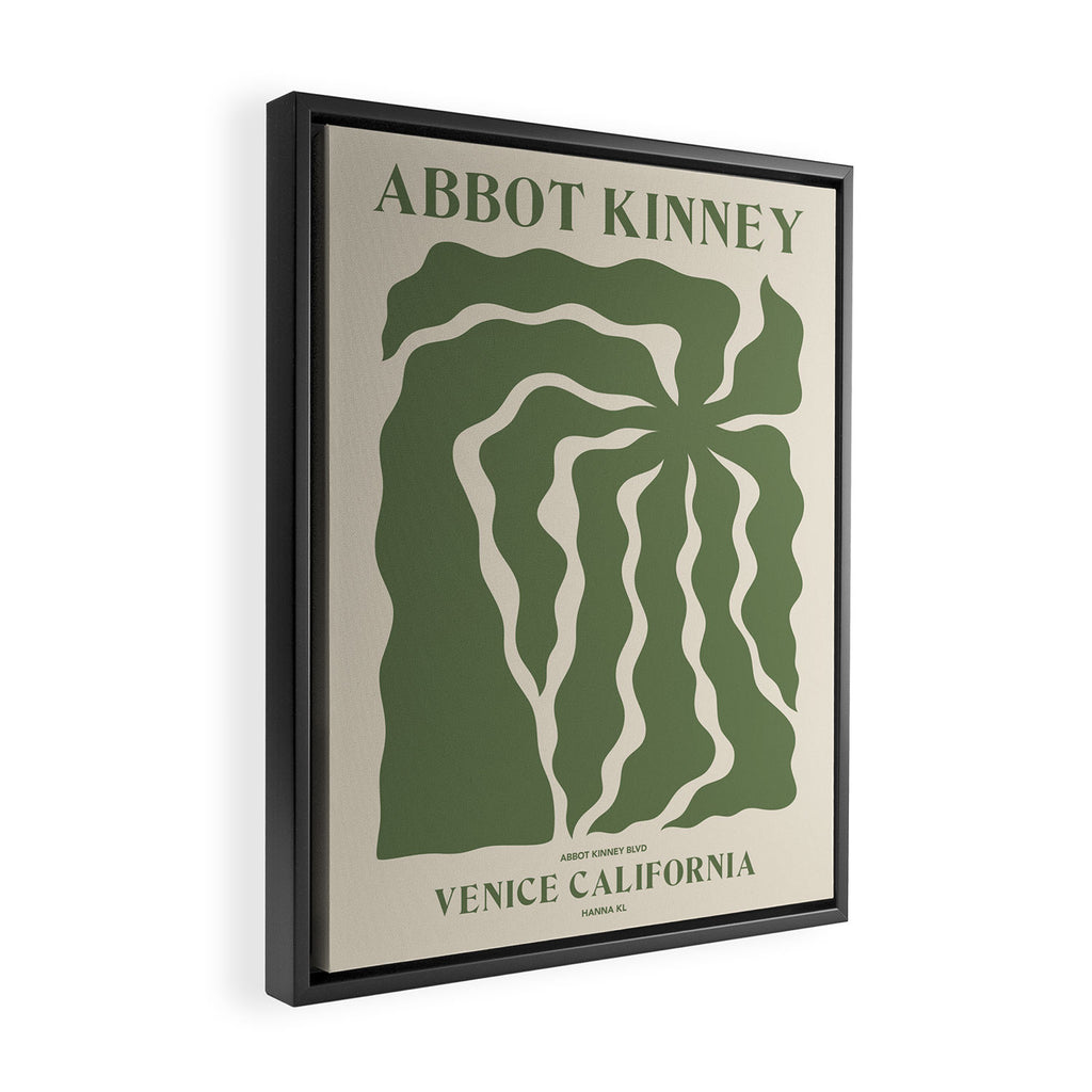 Abbot Kinney Blvd Framed Canvas Print Gallery Image 2