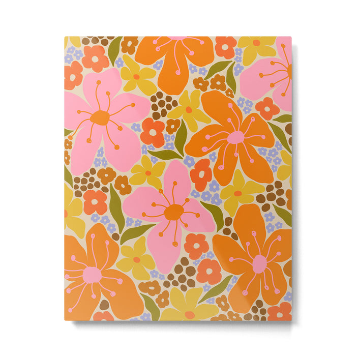 Floral pattern I Metal Print Gallery Image 1