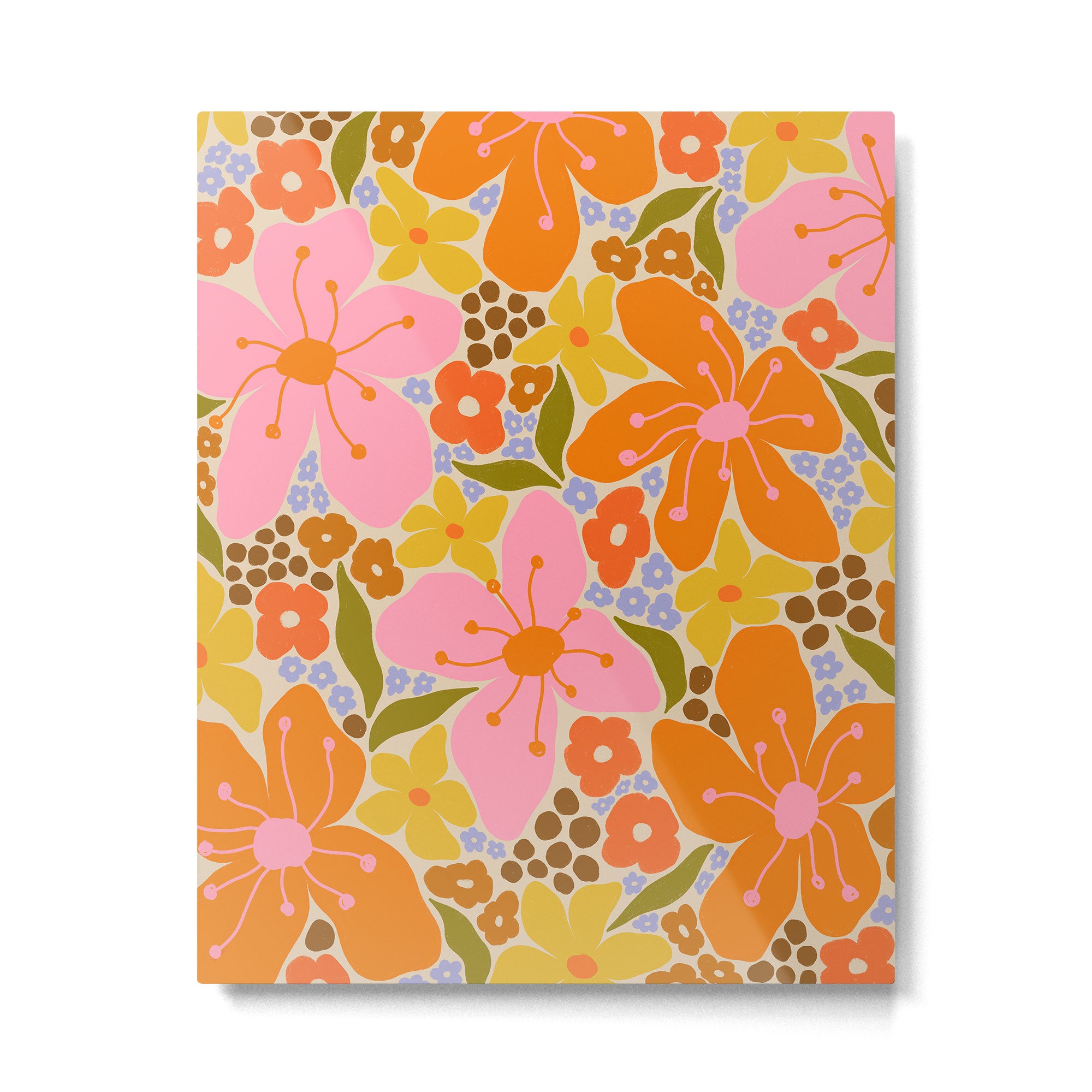 Floral pattern I Metal Print Gallery Image 4