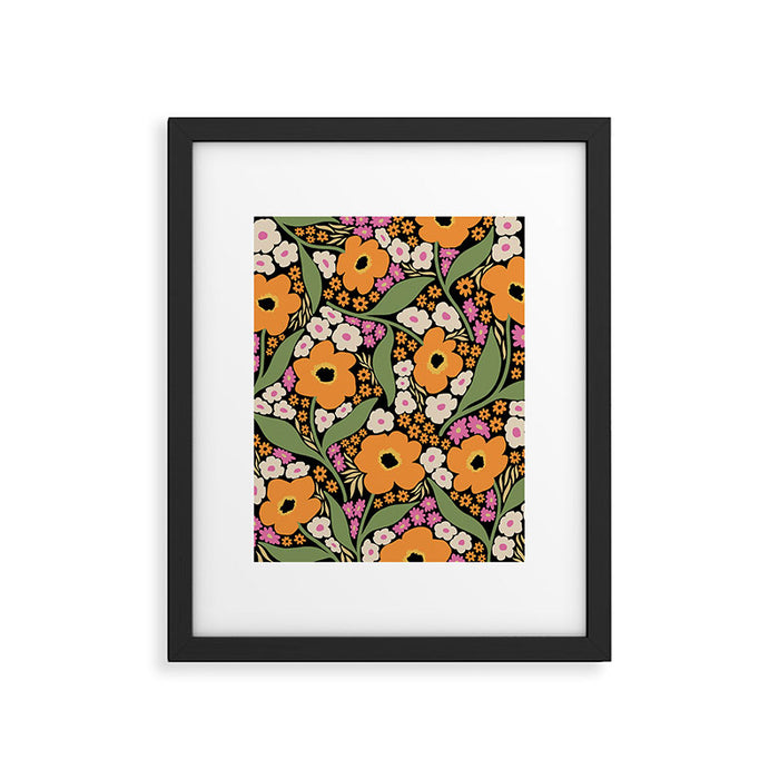 Floral pattern III Framed Art Print Gallery Image 1