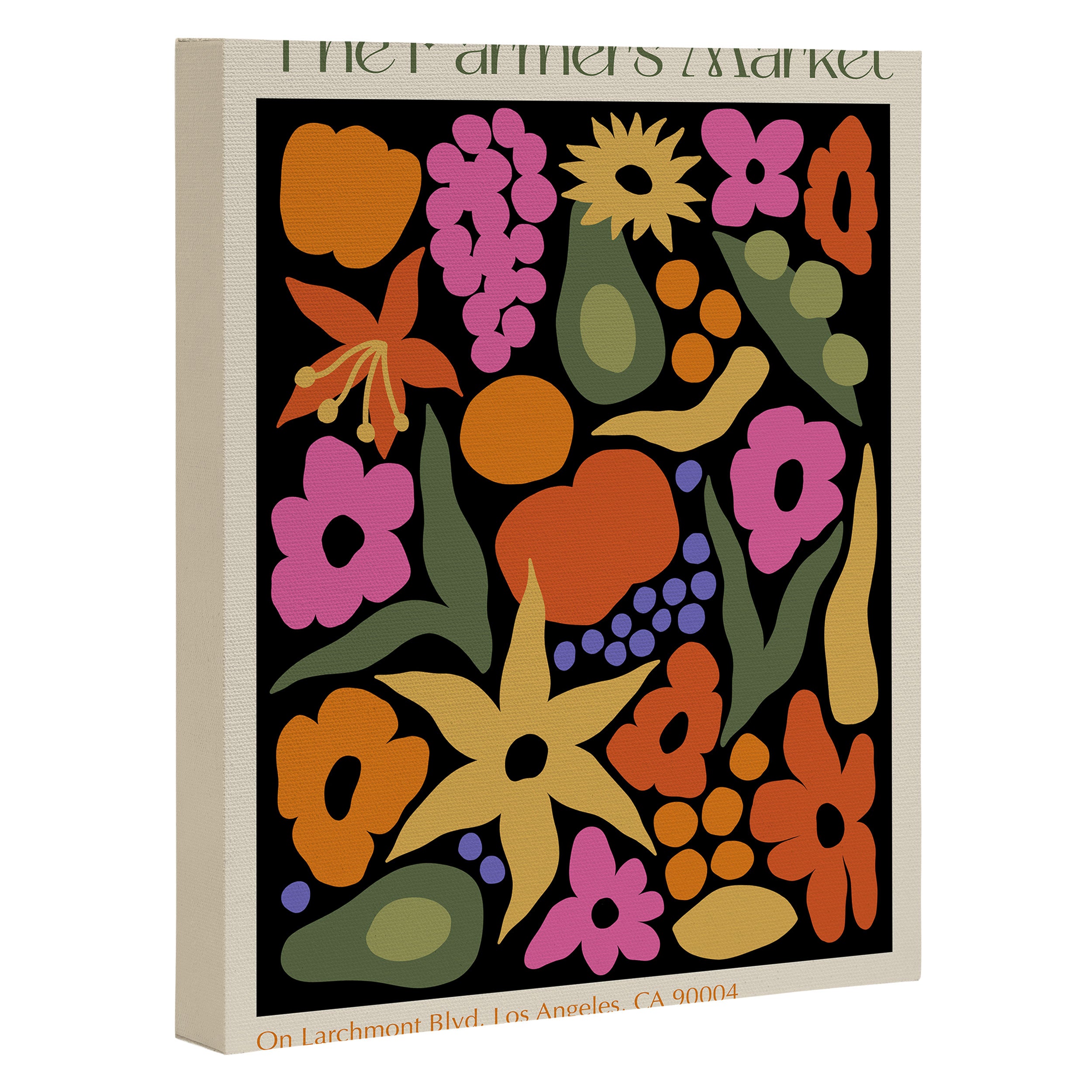 Larchmont Village Farmers Market Canvas Print Gallery Image 3