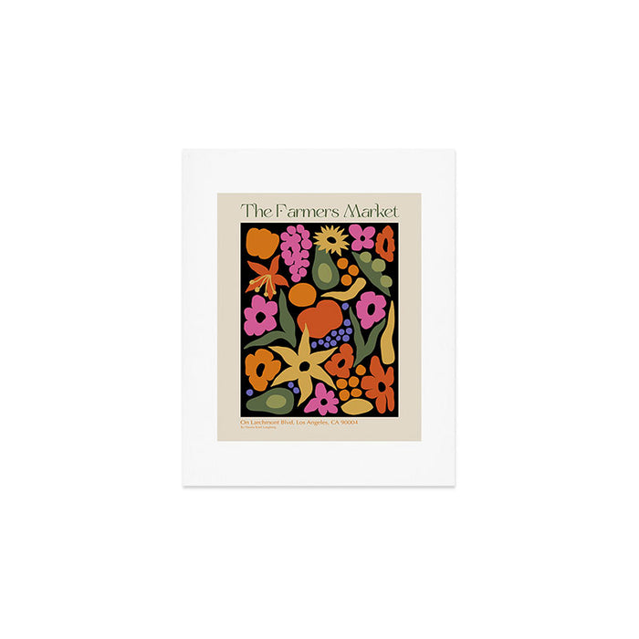 Larchmont Village Farmers Market Art Print Gallery Image 1
