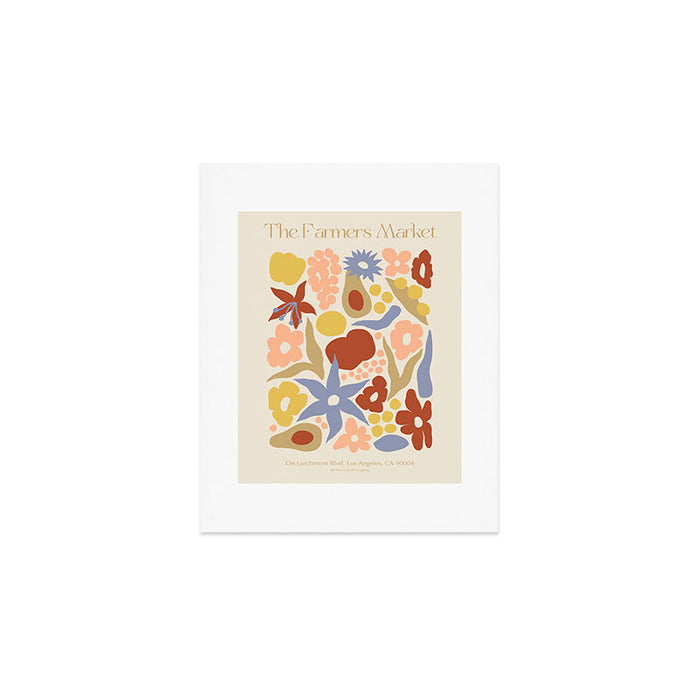 Larchmont Village Farmers Market light Art Print Gallery Image 1