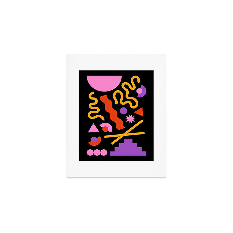 Purple ramen Art Print Gallery Image 1
