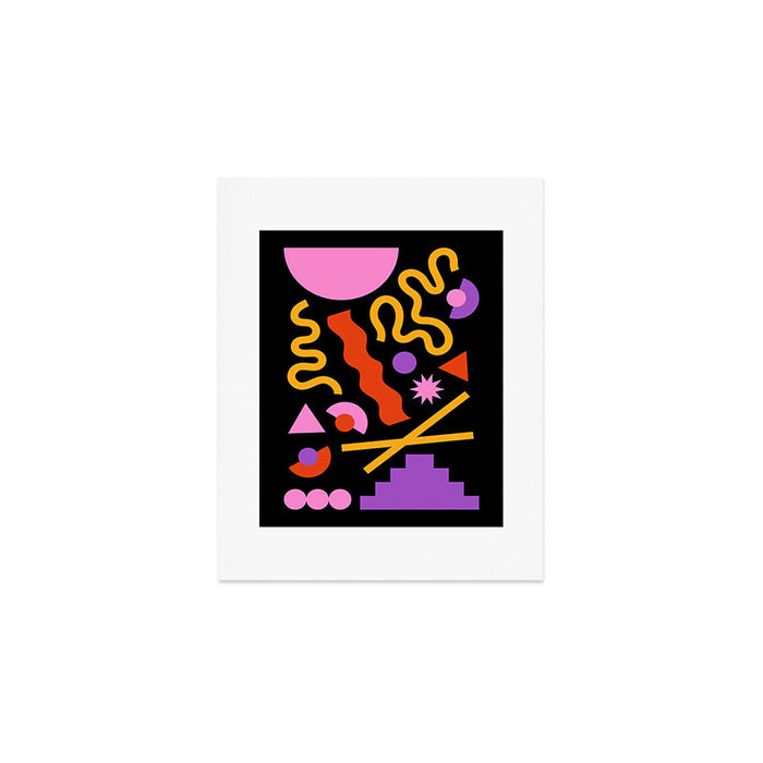 Purple ramen Art Print Gallery Image 1