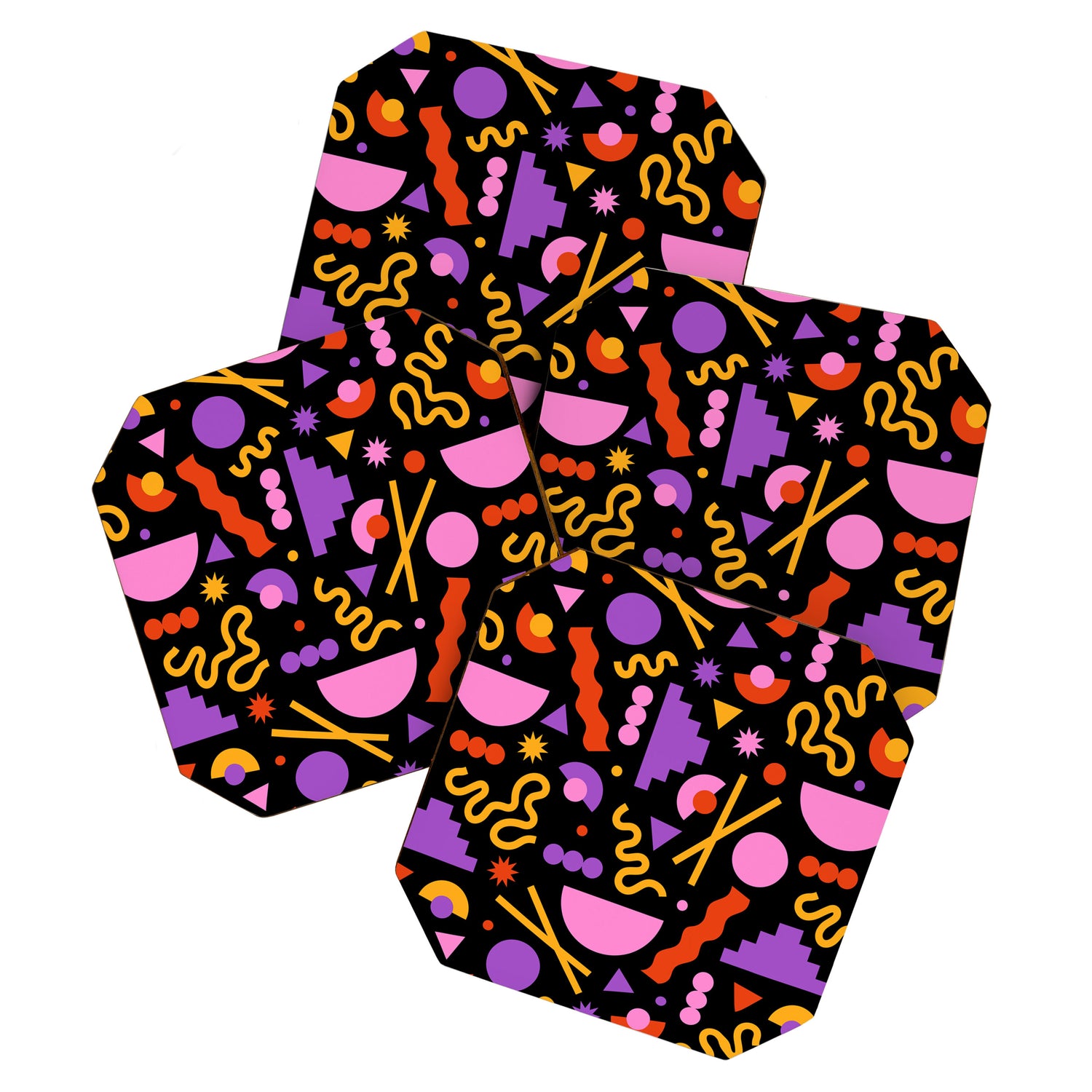 Purple ramen Coaster Gallery Image 1