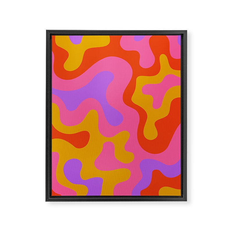 Standing on the edge Framed Canvas Print Gallery Image 8