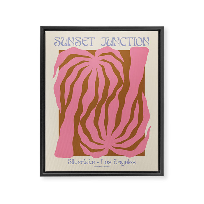 Sunset Junction Framed Canvas Print Gallery Image 1