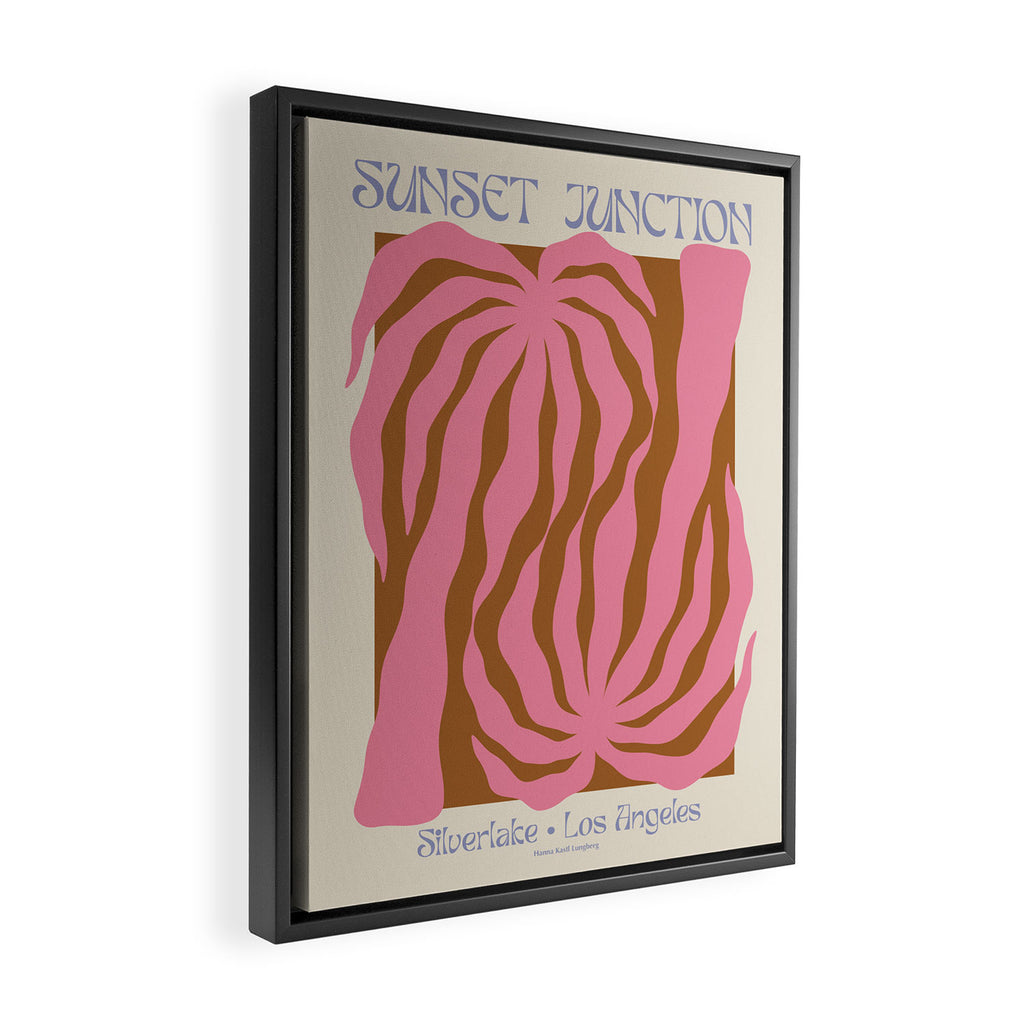 Sunset Junction Framed Canvas Print Gallery Image 2